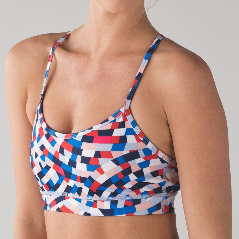 Lululemon Flow Y Sports Bra Multicolor